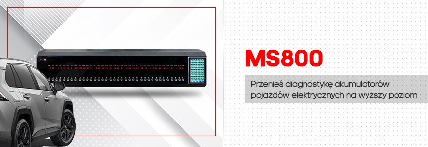 MS800 - najlepszy sprzęt do diagnostyki akumulatorów pojazdów elektrycznych
