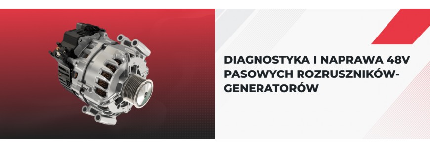 Diagnostyka i naprawa rozruszników-alternatorów 48V ze sprzętem MSG Equipment